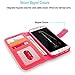 Galaxy S6 Edge Plus Case, Cellularvilla [Diamond Jewel] [Card Slots] Embossed Flower Design Premium Pu Leather Wallet Case Flip Cover For Samsung Galaxy S6 Edge Plus / S6 Edge+ (Peach Pink Bling)