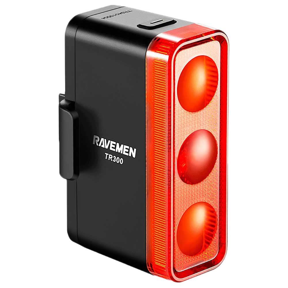 RAVEMEN Black Tr 300 Rear Light Unisex Adult One Size