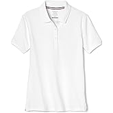 French Toast Little Girls' Short Sleeve Stretch Pique Polo