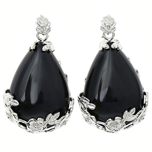 image for Top Plaza Chakra Reiki Healing Energy Crystals Waterdrop Pendants, Nat