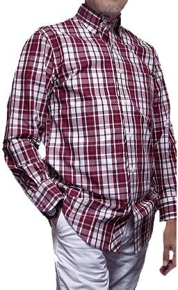 Amazon Austin Reed オースチンリード ボタンダウンシャツ 長袖 カジュアルシャツ レッド タータンチェック L シャツ 通販