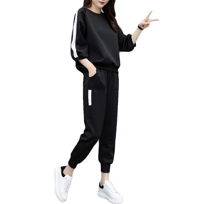 Amazon Lexiart ジャージ セットアップ スウェット レディース