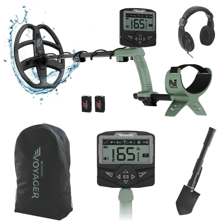 Minelab X-Terra Voyager All-Terrain Metal Detector with Headphones Bundle