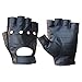 A&H Apparel Leather Motorcycle Glove Genuine Cowhide Fingerless Leather Driving Gloves (Large)