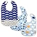 Kushies Waterproof Bib 3 Pack, 12 Months +, Colors May Vary (Boys)