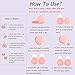 Deceny CB Adhesive Bra Strapless Push up Bra Invisible Backless Bras for Women Silicone Nipple Covers (Nude, A)