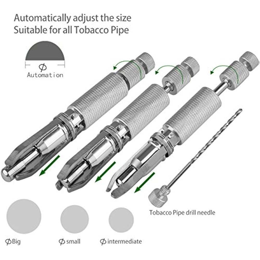 Stainless Steel Reamer Tool 6 Tobacco Pipe Carbon Scraper Health