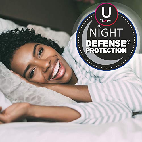 U by Kotex Security Maxi Pads, Overnight, Unscented, 112 Count (4 Packs of 28) - //coolthings.us