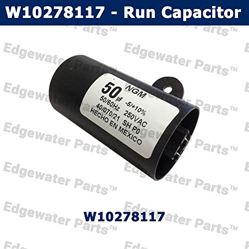 Edgewater Parts W10278117, W10804664 Motor Run Capacitor Compatible with Whirlpool Washers