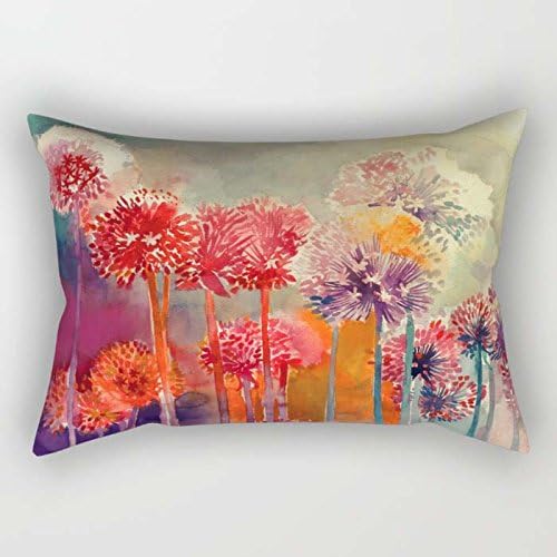 12 X 20 Inches / 30 By 50 Cm Watercolor Throw Cushion Covers Double Sides Ornament And Gift To Pub Kitchen Bench Couples Play Room Christmas