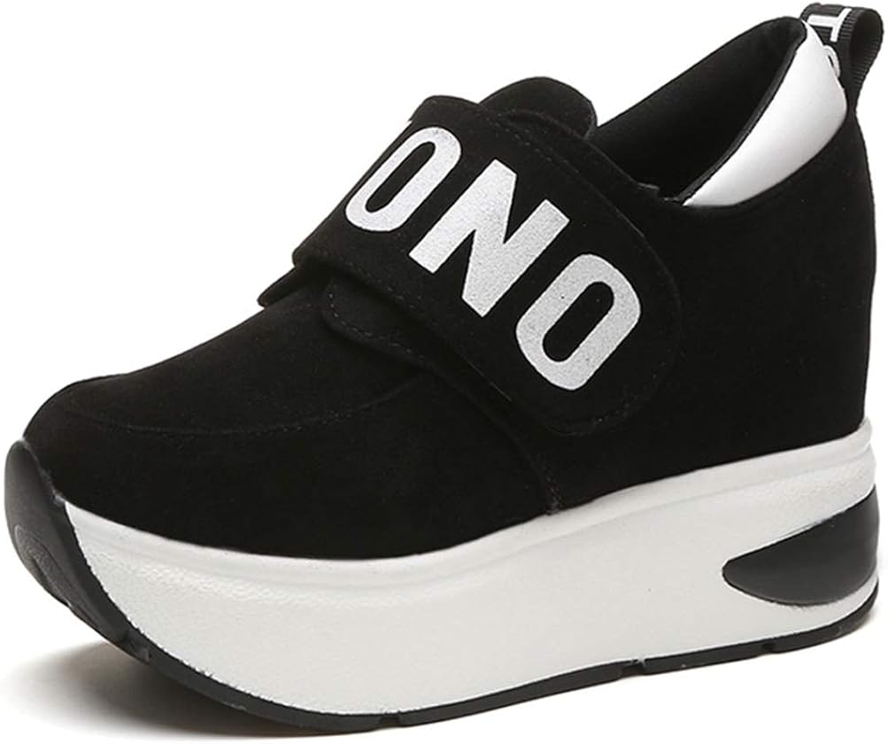 Women Hidden Heel Shoes Platform Athletic Thick Sole