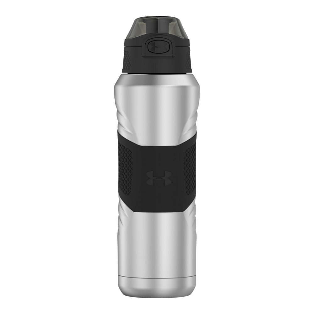 Under Armour Dominate 24 Ounce Stainless Steel Water Bottle, Stainless