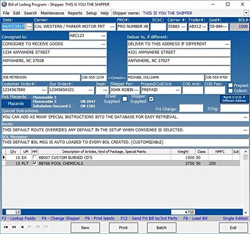 Bill Of Lading Template For Mac