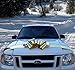 Big Metallic Gold Car Bow - 25