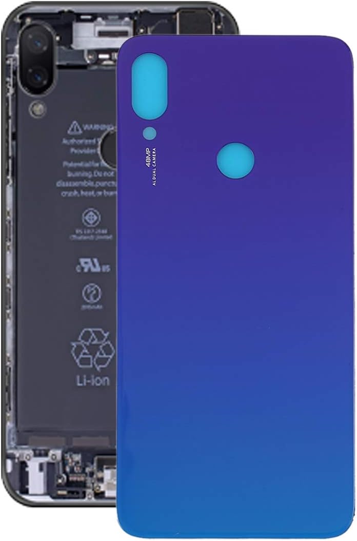 YANGJINGYA Original Quality Door Housing Parts Replacement,Battery Back Cover for Xiaomi Redmi Note 7(Black) (Color : Blue)