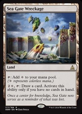 Magic: the Gathering - Sea Gate Wreckage (177/184) - Oath of the Gatewatch