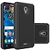 OEAGO Alcatel Fierce 4 Case, Alcatel Allura Case, Alcatel Pop 4 Plus Case Cover Accessories [Shockproof] [Impact Protection] Hybrid Dual Layer Defender Protective Case Cover - Black