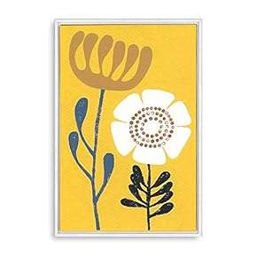 Delightful Picture Professional Creation Framed for Living Room Bedroom Abstract Flowers for