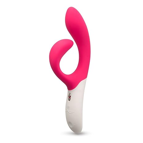 We-Vibe Nova Rabbit-Vibrator mit exklusivem Gleitgel, Doppel-Stimulation für G-Punkt & Klitoris durch flexiblem Auflegevibrat