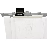 Arnos Hang-A-Plan Wall Mount Blueprint Storage Stand Rack - Hanging Blueprint Holder, Poster Display, Map Rack - Capacity for 5 Hanging Clamps 18", 24&rdquo;, 30&rdquo; 36" to hold up to 750 Blueprints