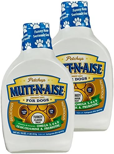 Mutt-n-aise Nutritional Condiment for Dogs (Turkey Flavor) - 16 oz. - 2 bottles