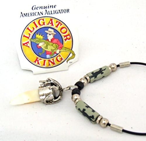 Alligator Tooth Necklace GT07 Gator New Orleans Louisianna Cajun Creole Voodoo Bayou Genuine