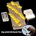 Impress Life Sunflower String Lights with Remote and Battery,Spring Decor 10ft 40LEDs Helianthus Fairy Lights for Garden Patio Balcony Gazebo