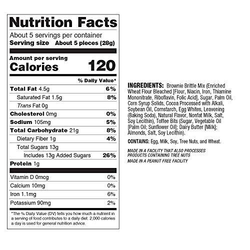 Sheila G's Brownie Brittle Low Calorie, Sweets & Treats Dessert