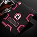iPad 2 Case,iPad 3 Case,iPad 4 Case, AICase Kickstand Shockproof Heavy Duty Rubber High Impact Resistant Rugged Hybrid Three Layer Armor Protective Case with Stylus for iPad 2/3/4 (Black/Rose)
