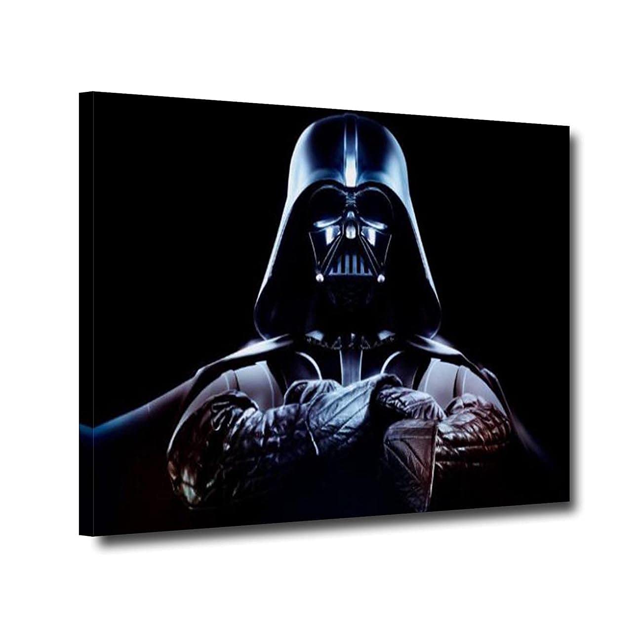 ZHONGYUTONG Darth Vader Wall Posters - Movie Art Framed Stretched HD Painting High Resolution Giclee Artwork Home Decoration for Living Room Bedroom Gallery Wrap Ready to Hang (SW-2, 12 X 18 Inches)