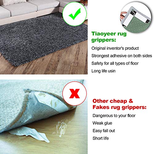 Rug Grippers Tiaoyeer Anti Curling Rug Gripper, Keeps Your Rug Safe