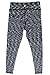 90 Degree by Reflex - Kids Space Dye Yoga Pants - Junior Leggings - Black Space Dye Large (12)