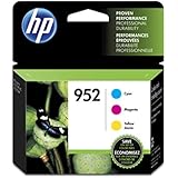 HP N9K27AN#140 952 Cyan, Magenta & Yellow Original Ink Cartridges, 3 Cartridges (N9K27AN)
