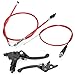 Clutch Cable Brake Lever For Honda CRF50 SSR KLX 110cc 125cc 150cc Pit Dirt Bike,Red