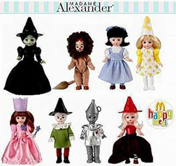 Madame Alexander 2007 Mcdonald S Happy Meal The Wizard Of Oz Komplett Set Von 8 Puppen Amazon De Spielzeug