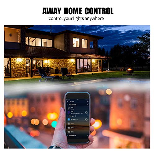 MagicLight Smart WiFi Light Bulb, No Hub Required, Dimmable Multicolor A19 E26 7W (60w Equivalent) Smart Bulb, Compatible with Alexa Google Home Siri IFTTT (3 Pack)