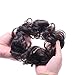 Rosette 100% Human Hair Scrunchie Extensions Curly Messy Donut Hair Chignons(Blonde)