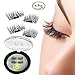 3D Reusable False Magnet Eyelashes, Magnetic Fake Eye Lashes, 1 pair (4 piece) Natural Handmade Extension Fake Eye Lashes - No false eyelashes glue