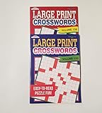 Toy Large Print Crosswords 2 Volume Set (48 & 49) Book