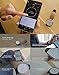 Nevo Hybrid Smartwatch Waterproof Fitness Tracker for Android or IOS Phone,Silver Case, Black Strap