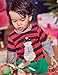 Little Boys Long Sleeve T-Shirt Kids Cotton Tops Toddler Tees Christmas Stripe Tees (3-4Years, Red)