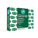 Wellness Basics Multi-Symptom Nighttime Cold & Flu Relief Softgel, 24 Count