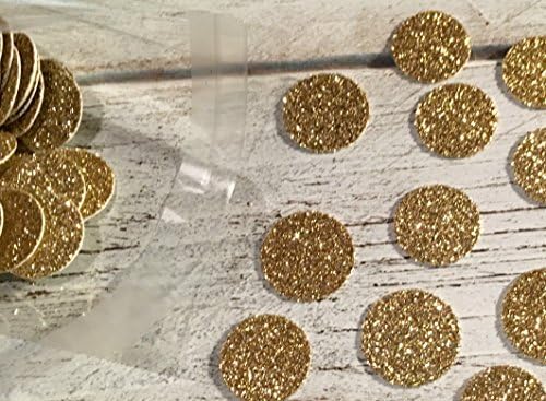 200 Glitter Mini Circles Confetti Table Decor, AVAILABLE IN SILVER OR GOLD