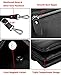 YALUXE Women's Leather Smartphone Wristlet Crossbody Clutch with RFID Blocking Card Slots Black
