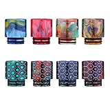 Satelliter 810 Drip Tip, 510 Drip Tip, 8 Pack Standard Resin Drip Tip Connector for Ice Maker Coffee Mod Machine(8 Kit/810)