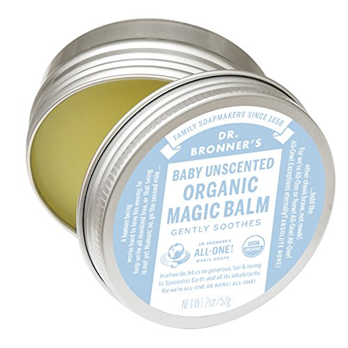 Dr. Bronner Balm Baby Unscented, 2 Ounce