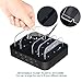 Marstree 5 Port Charging Station Cell Phone Charging Hub Charger Dock Station Organizer Quick Charge Multi Phone Desktop Charging Station for Multiple Devices iPhone Ipad Kindle Tablet