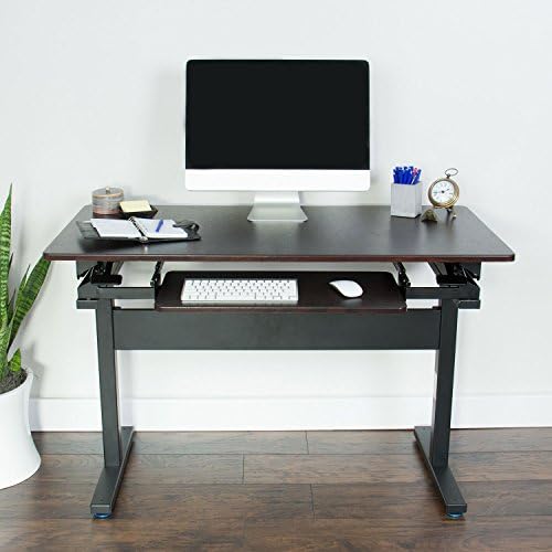 xec-FIT Full Size Hydraulic Adjustable Sit to Stand Up Workstation Standing Desk