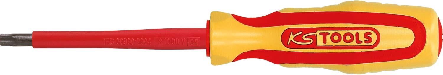 KS Tools 117.2237 Protective Insulation for Internal Torx Screws T7 VDE Screwdriver