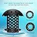 PretiHom B-Comb Universal Bathtub Drain Hair Catcher Stand-Up Shower Stall Drain Protector/Strainer/Snare 2 Pack